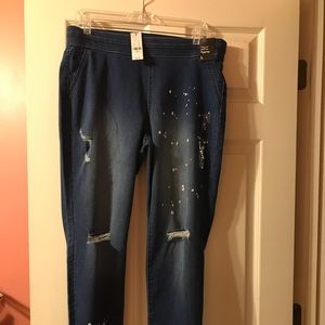 Hi waisted pull-on leggings